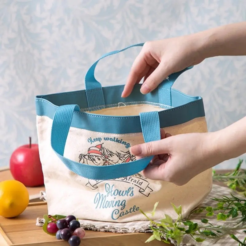 Howl's Moving Castle Canvas Lunch Bag