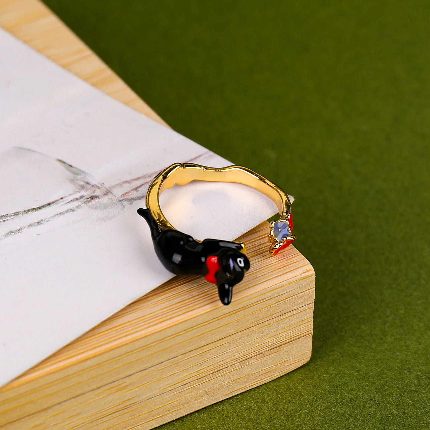 Jiji Hand Painted Floral Ring – Kiki’s Delivery Service PRE-ORDER