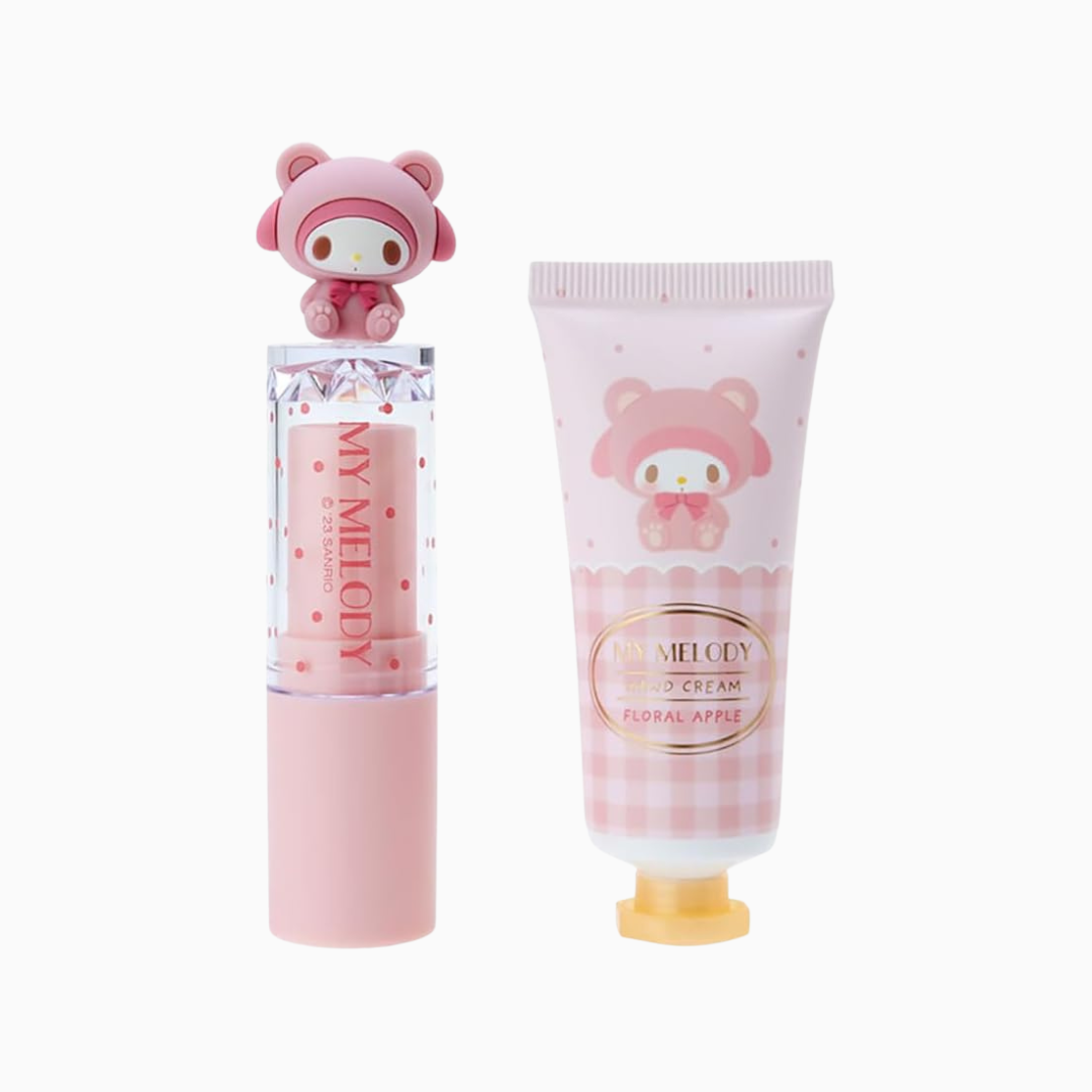 My Melody Lip Cream & Hand Cream Set – Floral