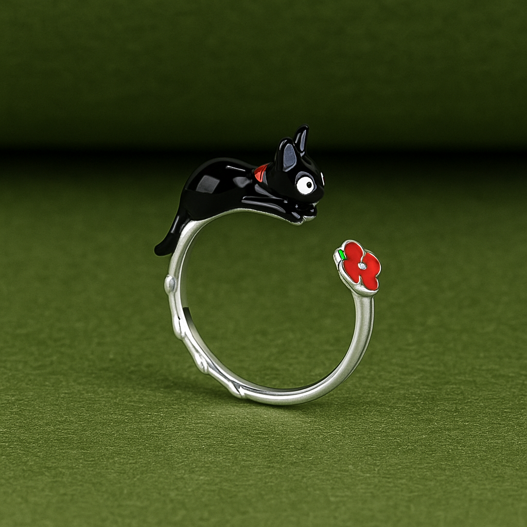 Jiji Hand Painted Floral Ring – Kiki’s Delivery Service PRE-ORDER