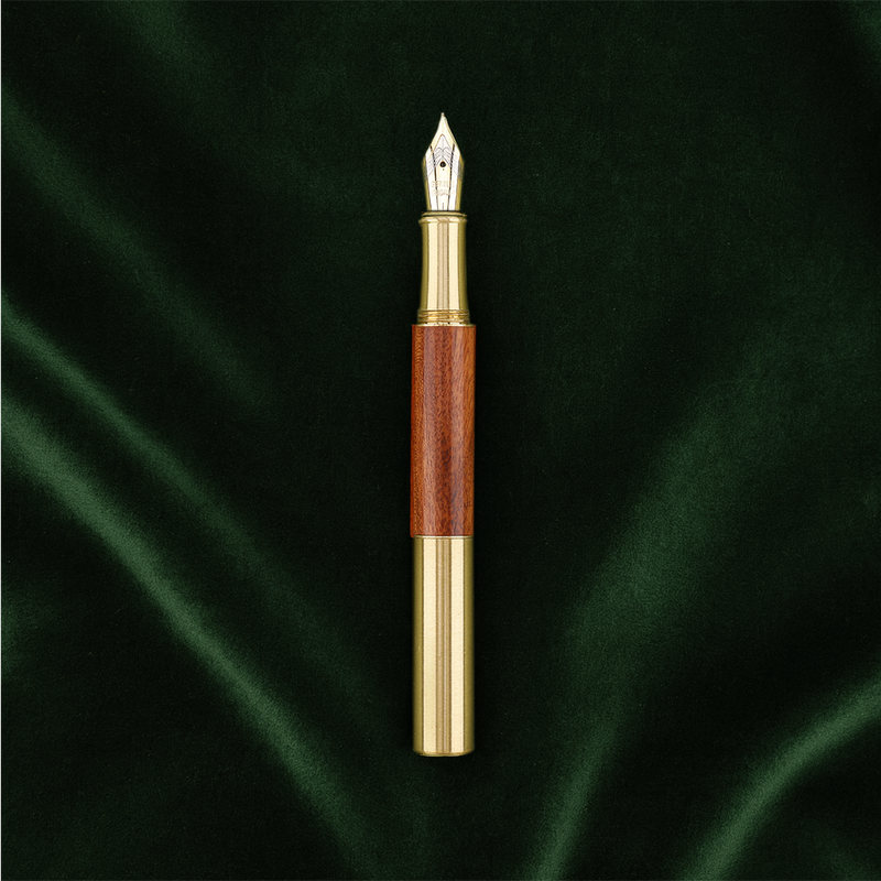 Cherry wood fountain pen