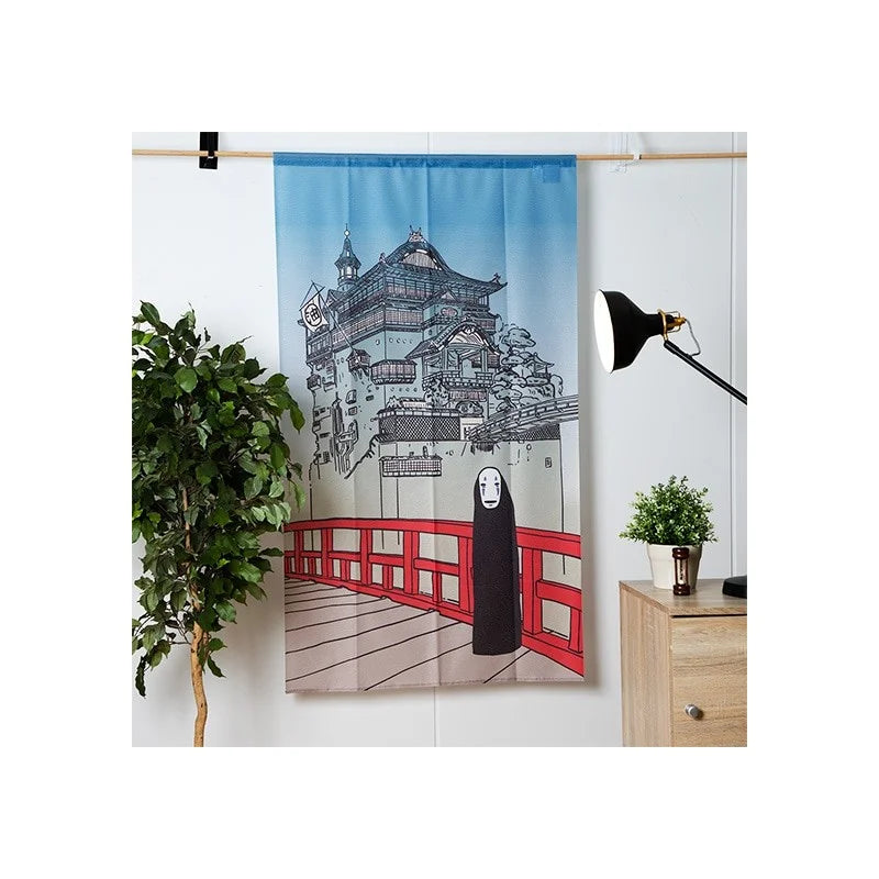 Spirited Away Noren Curtain No Face Bathhouse Scene