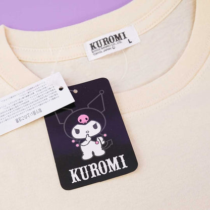 Kuromi Pastel Graphic T-shirt: Japan Size LL