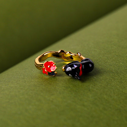 Jiji Hand Painted Floral Ring – Kiki’s Delivery Service PRE-ORDER