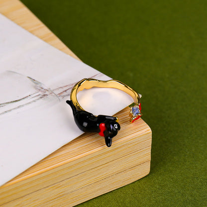 Jiji Hand Painted Floral Ring – Kiki’s Delivery Service PRE-ORDER