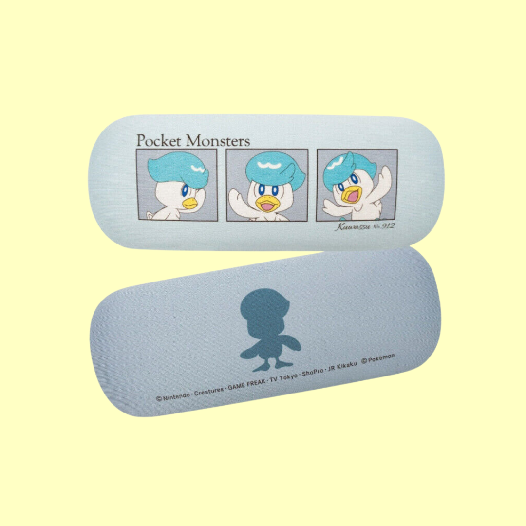 Quaxly Glasses Case with Cleaning Cloth – Pokémon Center Japan