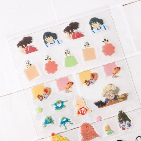 Studio Ghibli Spirited Away Schedule Seal Sticker Sheet